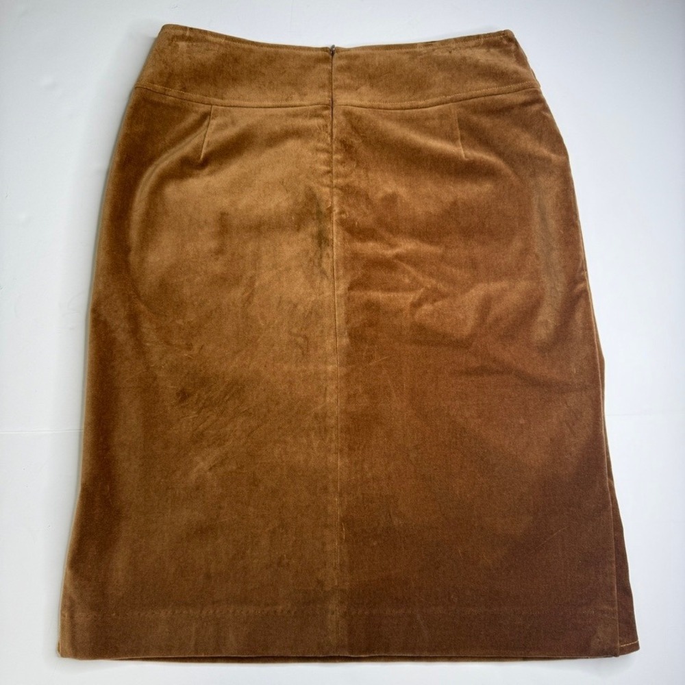 Vintage Sao Paulo Knee Length in Cognac Size 4 - Picture 5 of 10